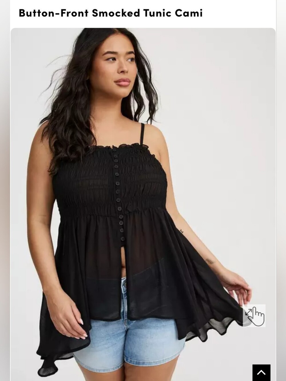 Mesh Tunic Cami